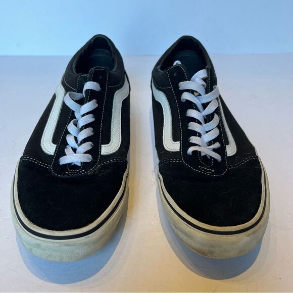 Vans Men's Black and White Sneakers Off the Wall Size 11 - Picture 2 of 9